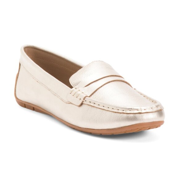 BLONDO Leather Shellby Loafers - Picture 1 of 3